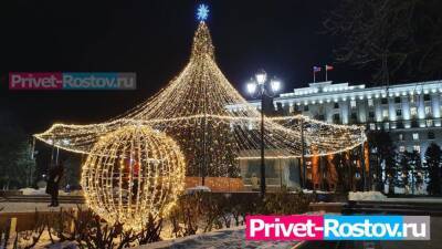 В Ростове вандалы надругались нал ёлкой на площади возле правительства