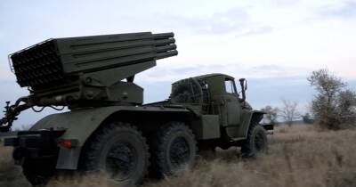 Реактивная артиллерия ВСУ провела учения на админгранице с Крымом (видео)