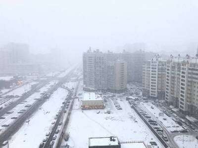 Северо-запад Петербурга засыпает снегом, но рассердить он успеет только водителей