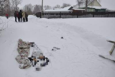 Появилось фото с места гибели 64-летней женщины в Рязанской области