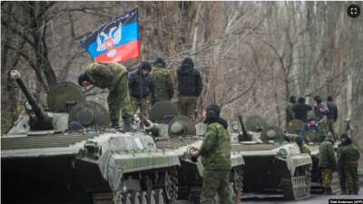 Украина: Россия ведёт «активный набор наёмников» для отправки в Донбасс