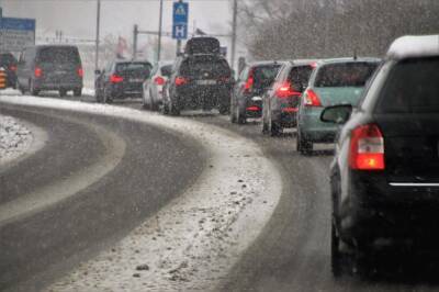Вечером 21 января на дорогах Рязани образовались 10-балльные пробки
