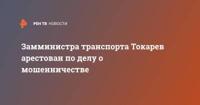 Владимир Токарев - Замминистра транспорта Токарев арестован по делу о мошенничестве - ren.tv - Москва - Минтранс