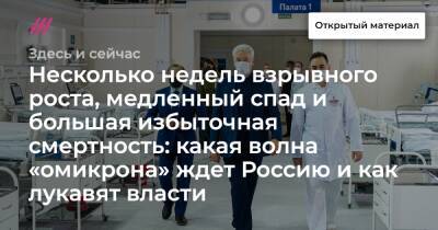 Несколько недель взрывного роста, медленный спад и большая избыточная смертность: какая волна «омикрона» ждет Россию и как лукавят власти