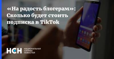 «На радость блогерам»: Сколько будет стоить подписка в TikTok - nsn.fm