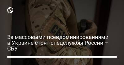 За массовыми псевдоминированиями в Украине стоят спецслужбы России – СБУ