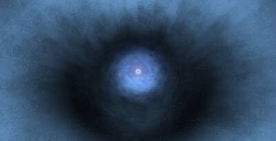 Ученые показали, как черная дыра помогает рождению звезд и мира