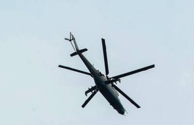 Минобороны сообщило о вынужденной посадке вертолета Ми-24