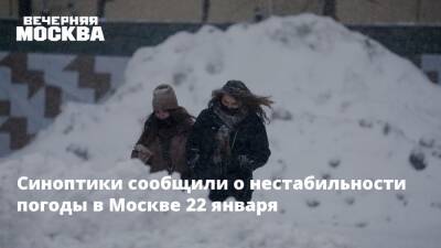 Синоптики сообщили о нестабильности погоды в Москве 22 января