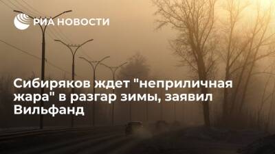 Вильфанд: температурная аномалия в Сибири до конца месяца будет достигать 20 градусов