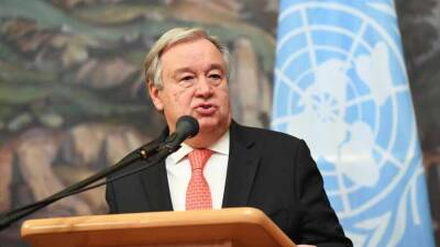 Генсек ООН призвал решать конфликт на Украине дипломатическим путем