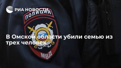 В Омской области убили семью из трех человек, возбуждено уголовное дело