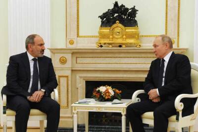 Путин и Пашинян обсудили вопросы взаимодействия в рамках ОДКБ