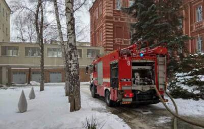 В Харькове произошел пожар в юридической академии