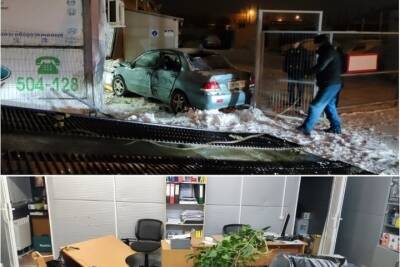 В Волгограде пьяный 19-летний водитель без прав протаранил автосервис