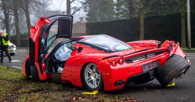 В Нидерландах механик разбил об дерево Ferrari Enzo за $3 млн (фото, видео)