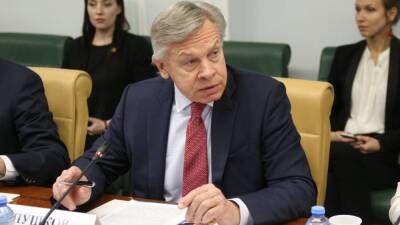 Сенатор Пушков высказался об отставке главкома ВМС Германии Шенбаха
