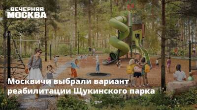 Москвичи выбрали вариант реабилитации Щукинского парка