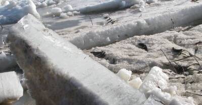 Спасатели получили сообщение о рыбаках на непрочном льду Лиелупе