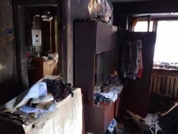 Тело пожилого мужчины обнаружили в сгоревшей квартире в Вологде