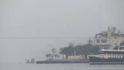 Движение в проливе Босфор закрыто в обоих направлениях из-за плохой видимости