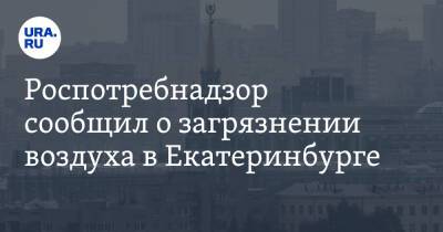 Роспотребнадзор сообщил о загрязнении воздуха в Екатеринбурге