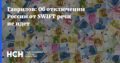 Константин Гаврилов - Гаврилов: Об отключении России от SWIFT речи не идет - nsn - Москва - Россия - Вена - county Swift