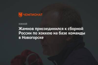 Жамнов присоединился к сборной России по хоккею на базе команды в Новогорске