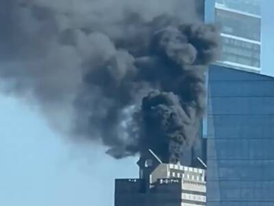 В США вспыхнул небоскреб - unn.com.ua - США - Украина - Киев - Камерун - Филадельфия