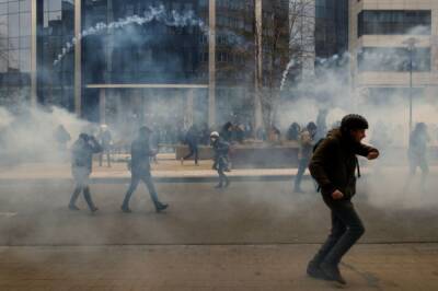В Брюсселе не менее 15 человек пострадали в ходе массовых беспорядков