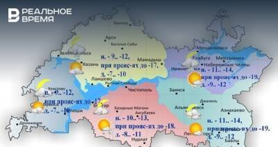 Сегодня в Татарстане прогнозируется снег и до -12 градусов