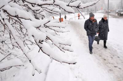 Рекордный снегопад накрыл Кубань