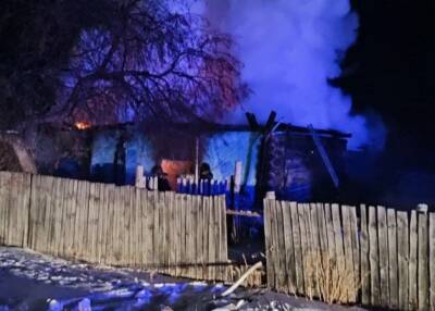 В пожаре в Тюменской области, закурив, снова погибли два человека