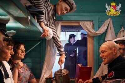 «Поезд Победы» стал подарком к годовщине освобождения Воронежа от захватчиков