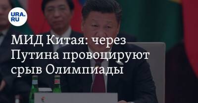 МИД Китая: через Путина провоцируют срыв Олимпиады