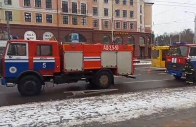 Загорание мусора привело к задымлению в магазине на улице Немига в Минске