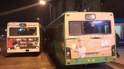 Два городских автобуса столкнулись в Бресте