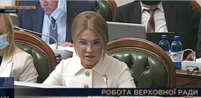 Тимошенко в белом луке и с фирменной прической выступила на согласительном совете (ФОТО)