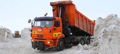 Более 15 тысяч тонн снега вывезли с улиц Петрозаводска за неделю