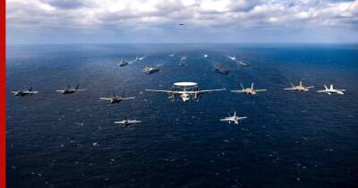 США и Япония сосредоточили группировку из пяти авианосцев