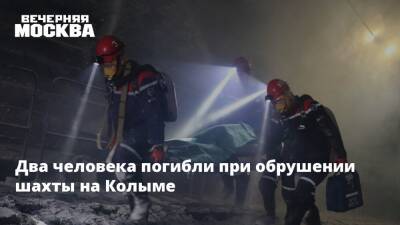 Два человека погибли при обрушении шахты на Колыме
