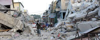 Два человека стали жертвами землетрясения в Гаити