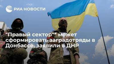 В ДНР заявили, что "Правый сектор"* может сформировать заградительные отряды в Донбассе