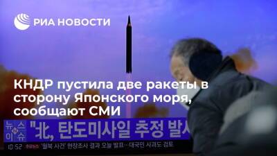 Ренхап: КНДР пустила две крылатые ракеты в сторону Японского моря - ria.ru - Южная Корея - КНДР - Сеул