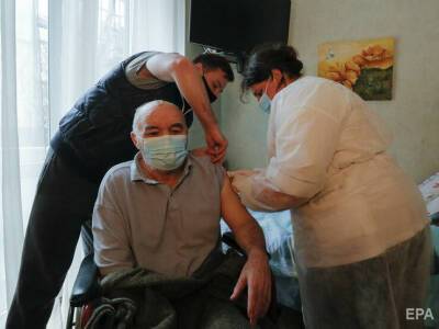 В Украине 24 января привили от COVID-19 почти 70 тыс. человек. Большинство – вакциной Pfizer