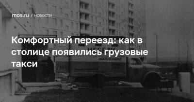 Комфортный переезд: как в столице появились грузовые такси - mos.ru - Москва