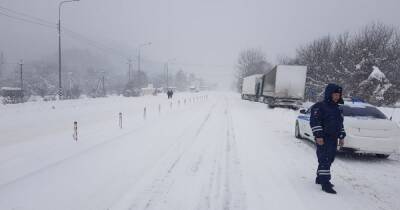 В Краснодарском крае сняли ограничение на движение грузовиков через Молдовановский перевал