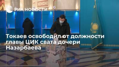 Президент Казахстана Токаев освободил от должности главы ЦИК свата дочери Назарбаева
