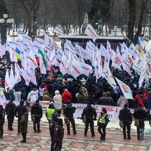 В Киеве проходит массовая акция предпринимателей. Фото