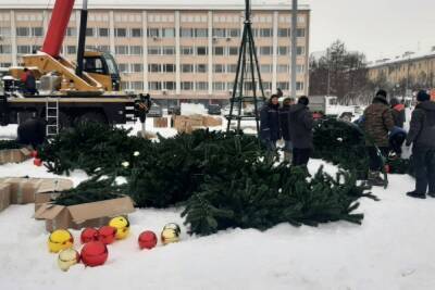 С площади Йошкар-Олы убрали главную елку